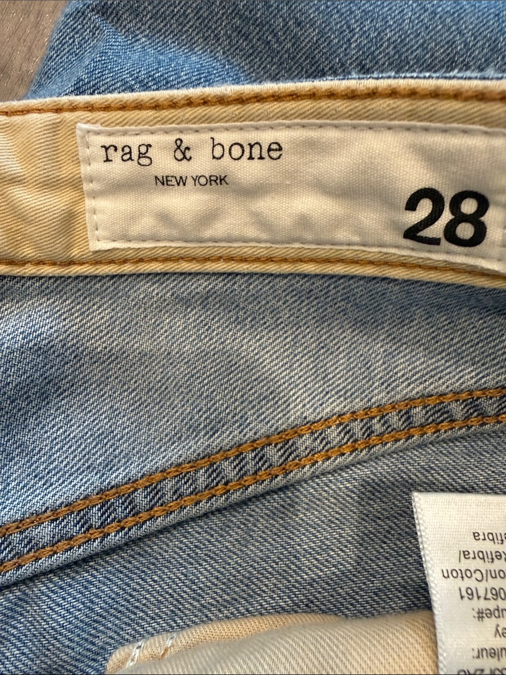 NEW rag & bone Logan Featherweight Wide Leg Jeans. Ultra Lightweight Edition 28 - Picture 9 of 11